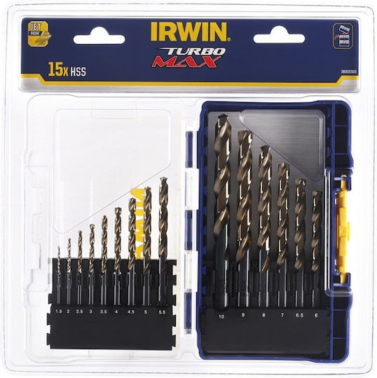 Irwin Drill Set of 15 Diamond Drills with SDS Plus Shank for Metal