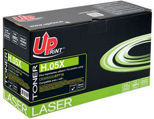 Uprint Kompatibel Toner für Laserdrucker HP 05X Schwarz