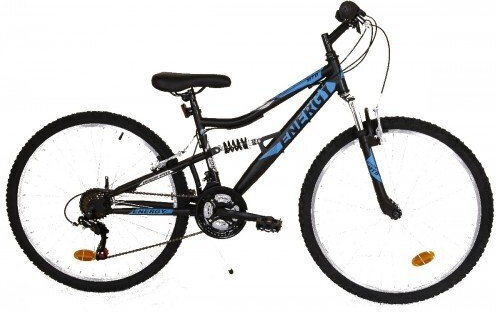 Energy 24" Μαύρο Mountain Bike με 6 Ταχύτητες