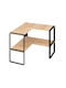 Corner Bookcase Metal 40x40x35cm