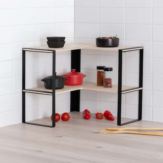 5Five Tabletop Metal Rack 40x40x35cm Beige