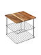 Corner Bookcase Metal 24x24x24cm