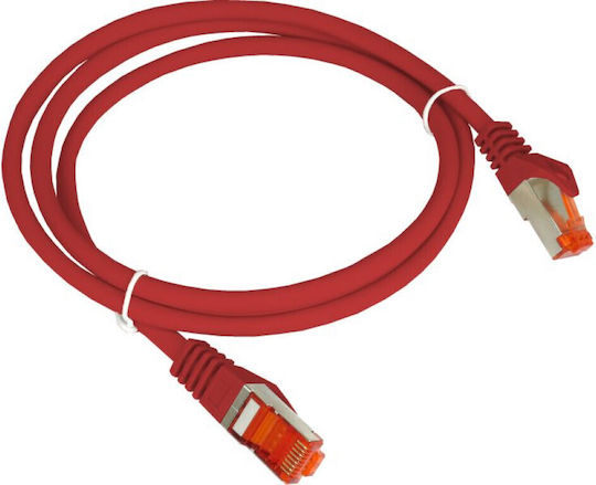 A-LAN S/FTP Kat.6a (Gigabit) Netzwerkkabel Ethernet 1m Rotes