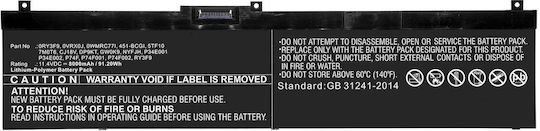 CoreParts Compatible Battery for Dell Precision Precision 7330, Precision 7530, Precision 7540 with 8000mAh