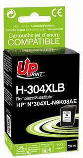 Uprint Compatible Inkjet Printer Cartridge HP N9K08AE HP 304XL 20ml Black 1 Piece