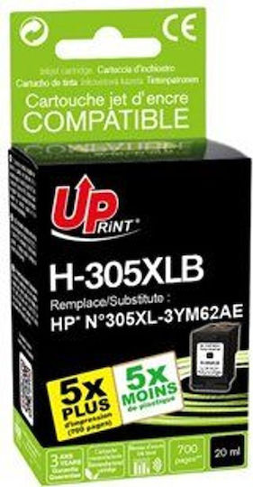 Uprint Съвместима мастиленоструйна касета HP Черен 1бр