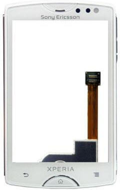 Μεσαίο Πλαίσιο Λευκό για SONY ERICSSON ST15 XPERIA MINI