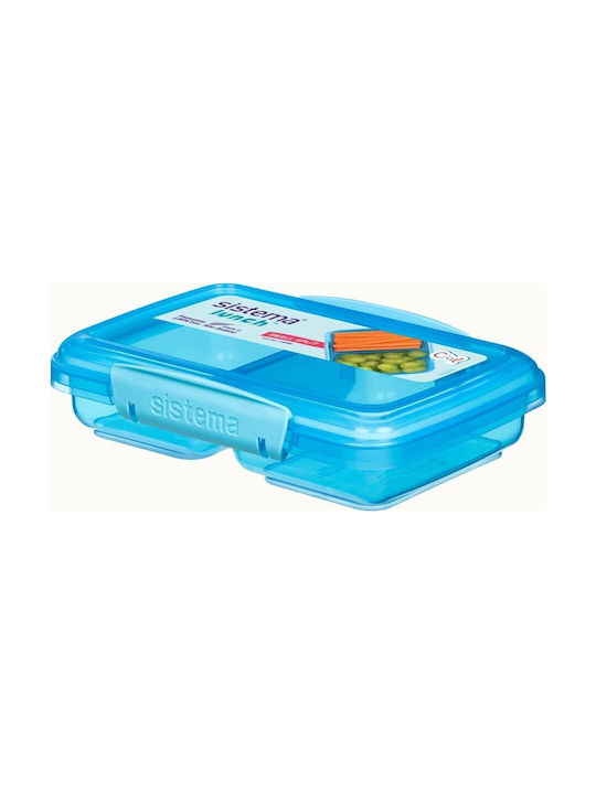 Sistema Plastic Lunch Box Blue 350ml