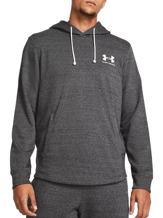 Under Armour Rival Terry Herren Sweatshirt mit Taschen Gray