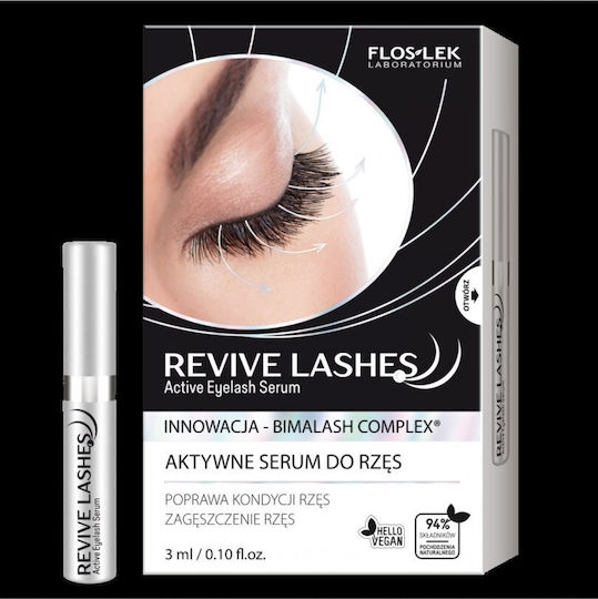 FlosLek Revive Lashes Eyelash Serum Wimpern für Ernährung 3ml