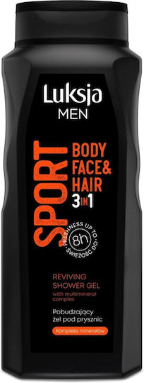 Sarantis Stimulating 3in1 Sport Αφρόλουτρο σε Gel για Άνδρες Αναζωογονητικό 500ml