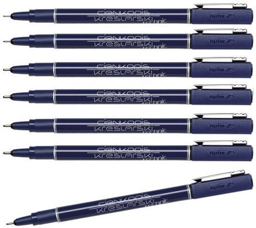 Rystor Zeichenmarker 0.7mm Black