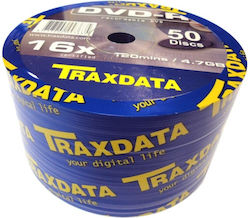 Traxdata Εγγράψιμα DVD-R 4.7GB 50τμχ