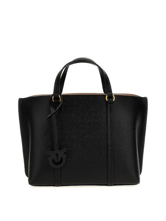 Pinko Leder Damen Tasche Hand Schwarz