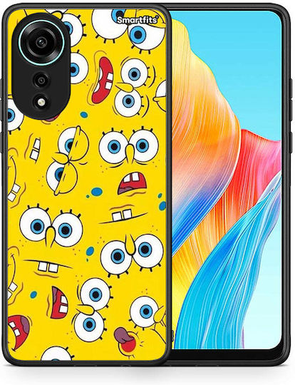 Smartfits Popart Sponge Задна корица Жълт (Oppo A78 4G)