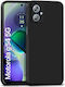 Back Cover Σιλικόνης Μαύρο (Moto G22)