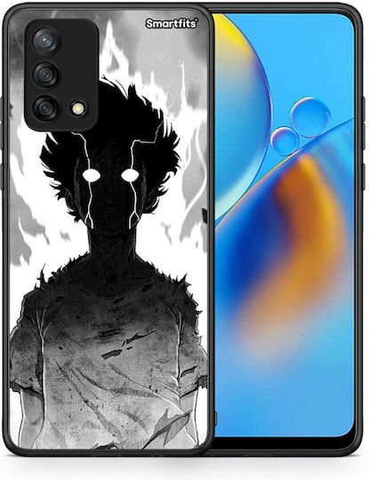 Smartfits Anime Boy Umschlag Rückseite Schwarz (Oppo A74)