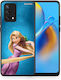 Smartfits Tangled 2 Задна корица Син (Oppo A74)