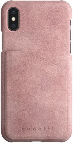 Bugatti Snap Back Cover Δερμάτινο Ροζ (Phone X (Apple))