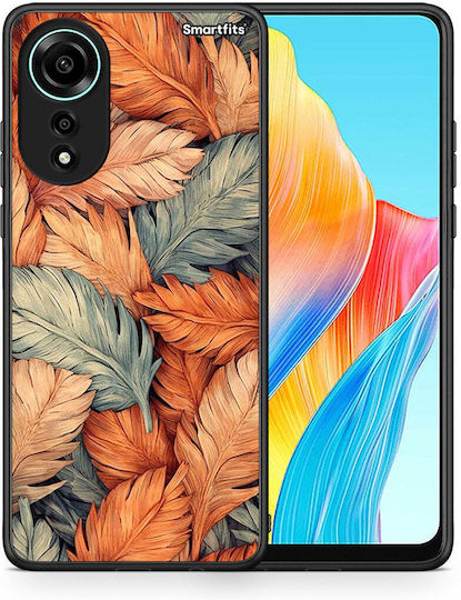 Smartfits Autumn Leaves Back Cover Orange (Oppo A78 4G)