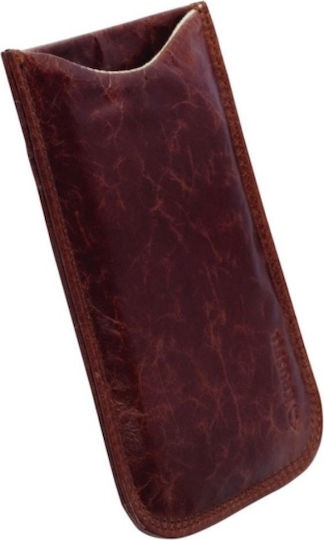 Krusell Tumba Back Cover Δερμάτινο Καφέ (Nexus 4)