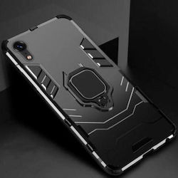 CoreParts Umschlag Rückseite Schware (iPhone XR)