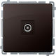 Kontakt-Simon Antenna Socket Basic in Brown color BMAK3.01/47