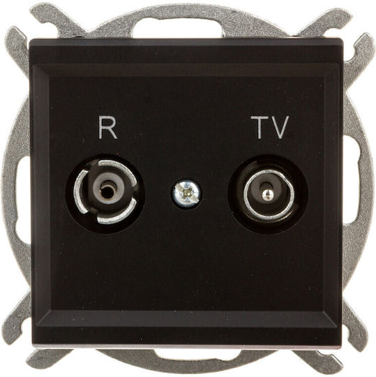 Ospel Radio Antenna Socket Terminal in Black Color GPA-RK/M/33