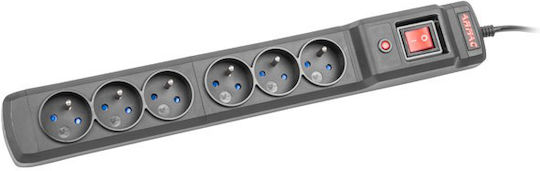 Armac M6 Power Strip 6 Positions with Cable 1.5m