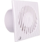 Awenta 120 De perete Ventilator de Baie Alb