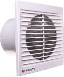 Vents 125 De perete Ventilator de Baie 125mm Alb