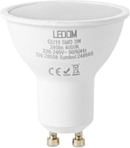 LED line Λάμπα LED 3W για Ντουί GU10 Φυσικό Λευκό 240lm