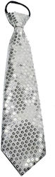 Carnival Tie Silver with Sequins