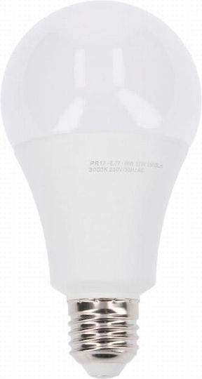 Prescot Λάμπα LED 17W για Ντουί E27 Θερμό Λευκό 1500lm