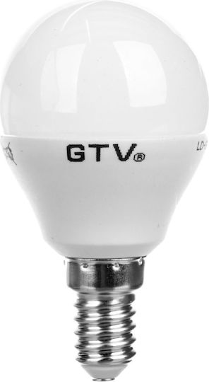 Gtv Λάμπα LED 3W 74mm για Ντουί E14 Θερμό Λευκό 200lm