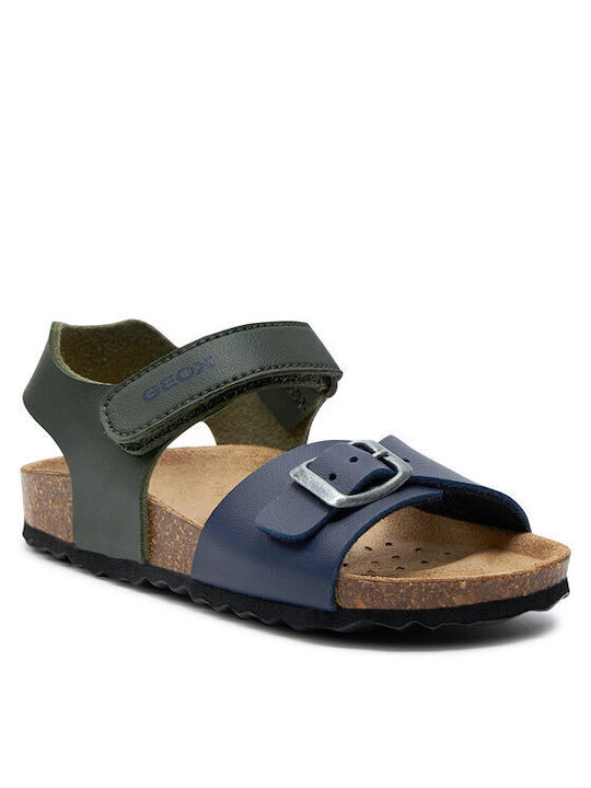 Geox Παιδικά Πέδιλα B Sandal Chalki Πράσινα