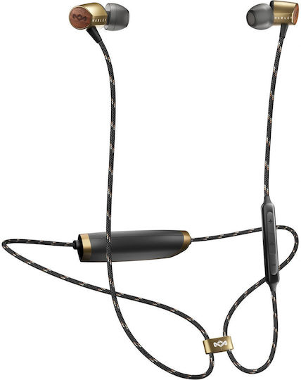 The House Of Marley Uplift 2 In-ear Bluetooth Handsfree Ακουστικά Χρυσά