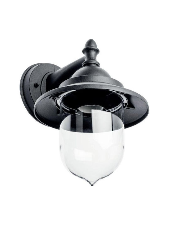 Gtv Επιτοίχιο Εξωτερικό Φωτιστικό E27 IP54 24.7x20.5x18εκ.