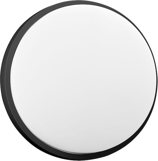 Orno Επιτοίχια Εξωτερική Πλαφονιέρα LED IP54 15W με Φυσικό Λευκό Φως