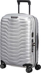 Samsonite Proxis Kabinenkoffer Hart Silver mit 4 Räder Höhe 55cm 126035-1776