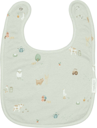 Little Dutch Little Farm Bib Fabric with Button Green