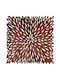 Hermia Platzdeckchen Hölzernes Rot 36x36cm 4Stück