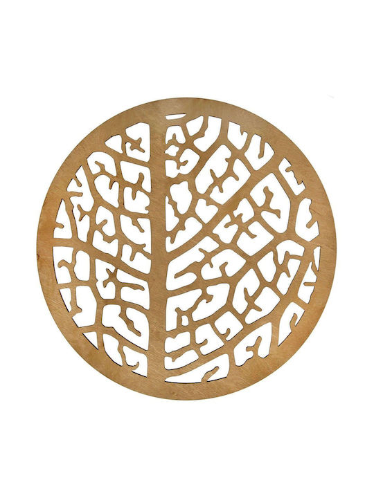 Hermia Wooden Placemats Yellow 36x36cm 4pcs