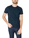 Peuterey Herren T-Shirt Kurzarm Blau