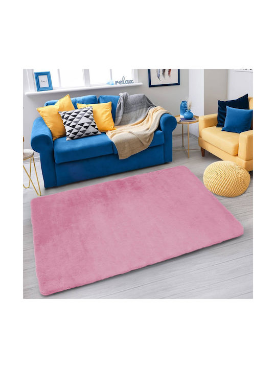 Strado Carpets Teppich Rechteckig Pink