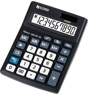 Eleven Liquids Calculator in Black Color 1pcs