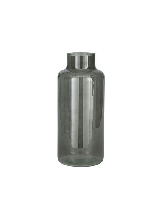 Eglo Decorative Vase Glass Black 19xH35cm