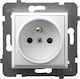 Ospel Aria Priză Electrică Mortice Simplă Albă