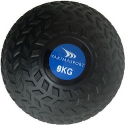 Yakimasport Pro Ball Slam 9kg in Schwarz Farbe Yakimasport Pro Ball Slam 9kg in Schwarz Farbe