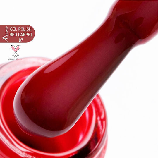 Alezori Halb-permanenter Nagellack Red Carpet 07 15ml 1Stück
